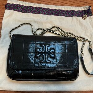 Tory Burch Marion Quilted Patent Leather Bag